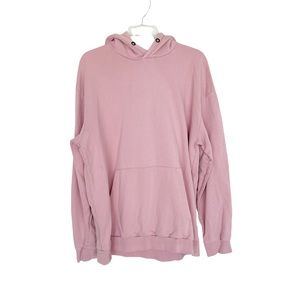 Zara Pink Pullover Hoodie Sweatshirt 100% Cotton